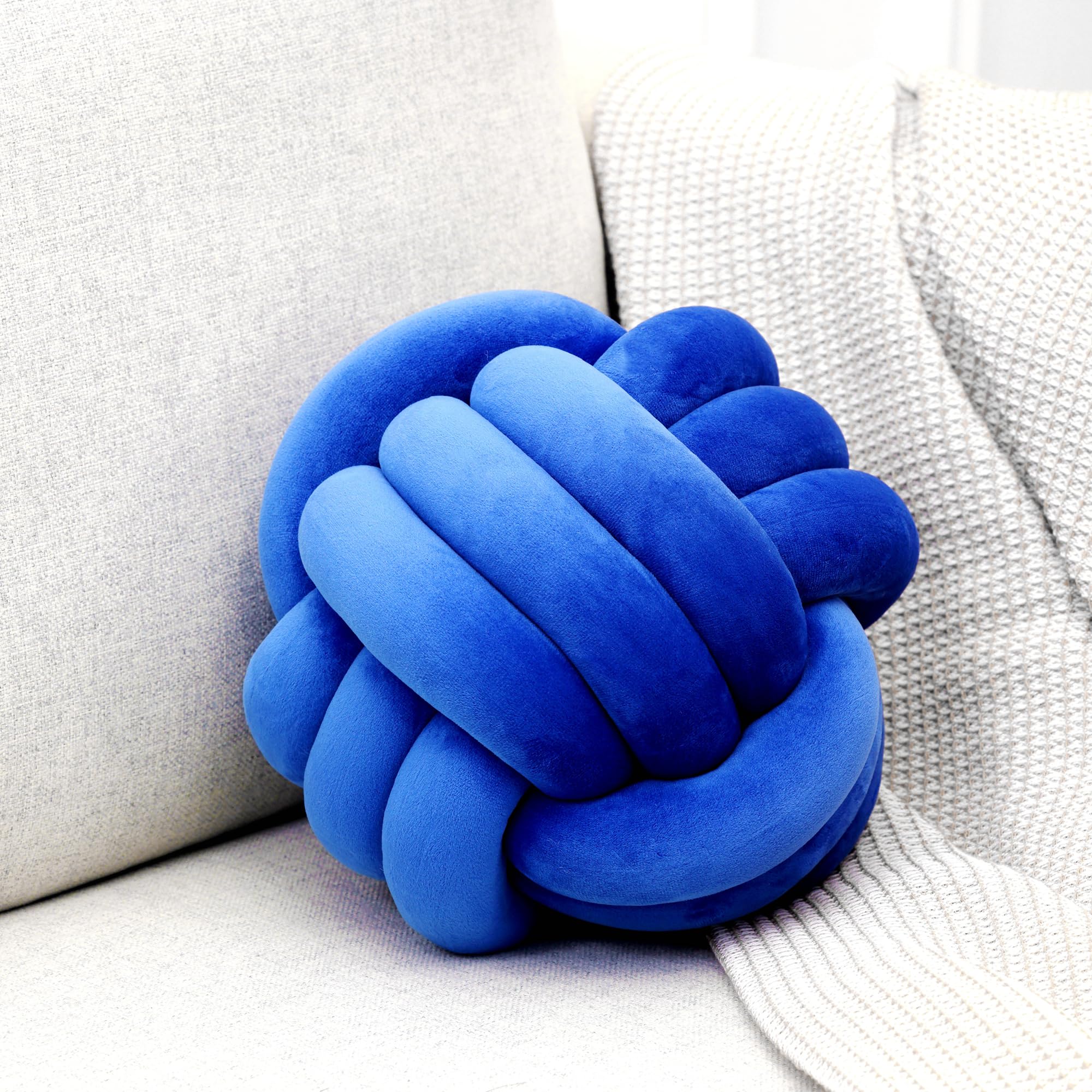 Slumblr® Nordic Woven Knot Ball Pillow