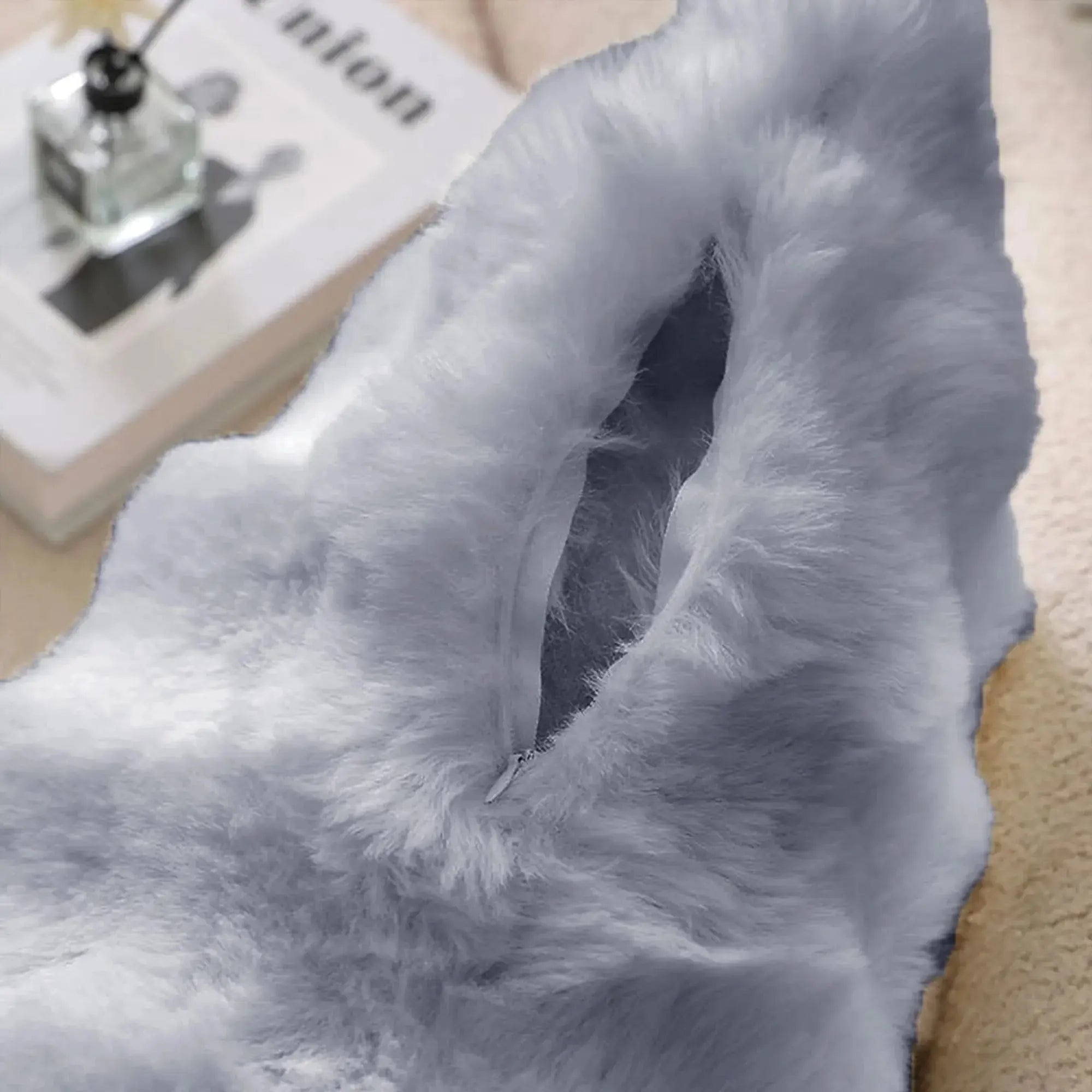 Goodinary® Faux Rabbit Fur Bubble Velvet Pillow Cover Goodinary