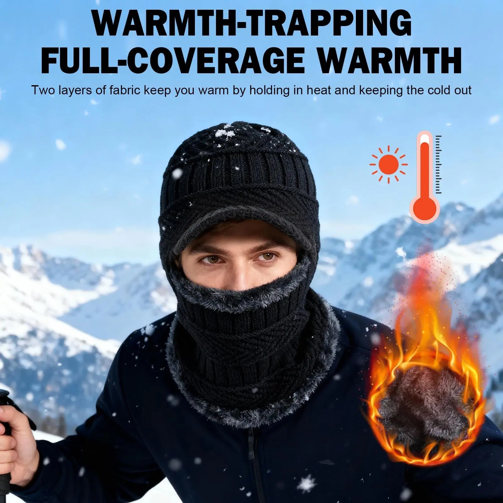 Slumblr® Winter Fleece Balaclava Beanie Slumblr