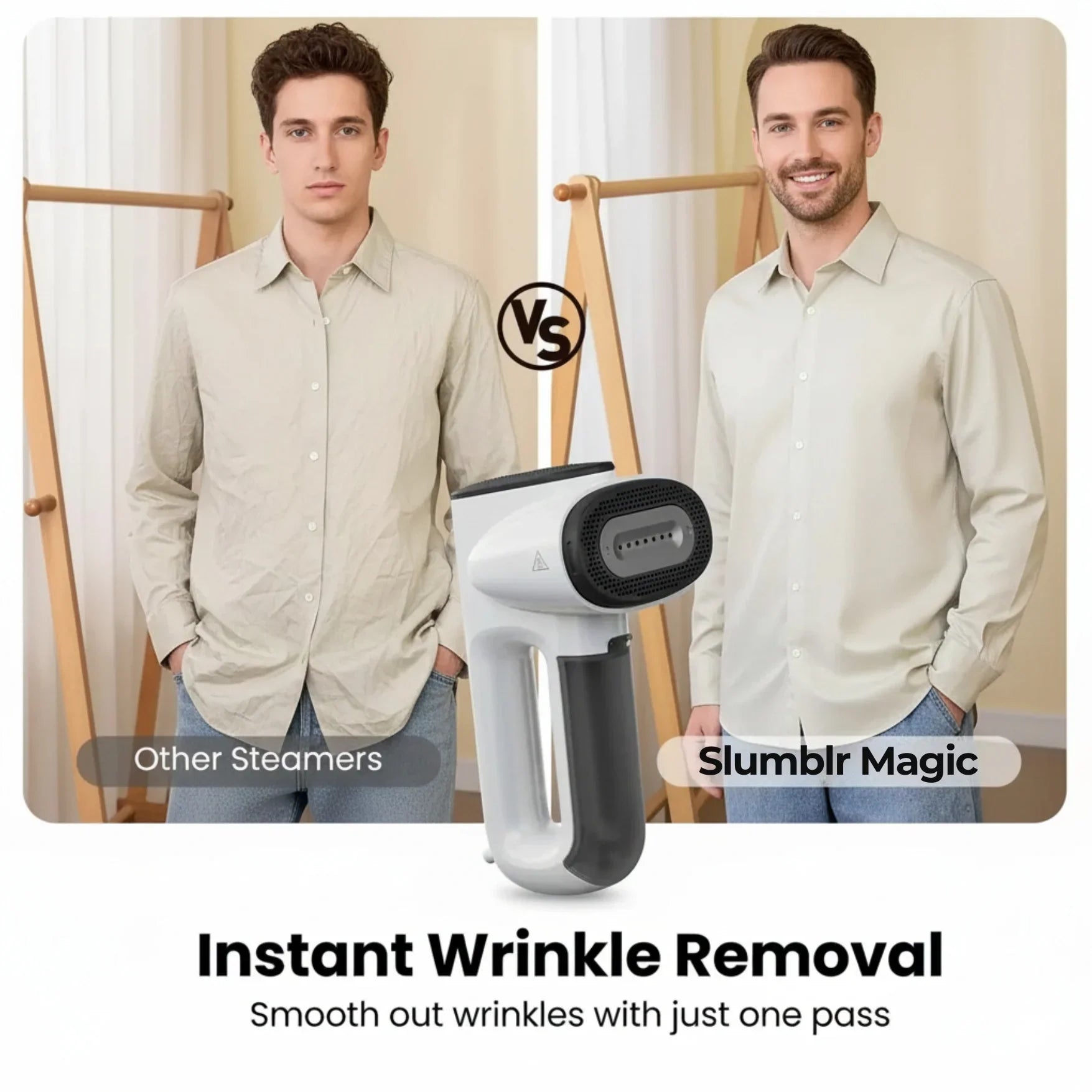 Goodinary® Magic 1 Vacuum Steamer for Clothes